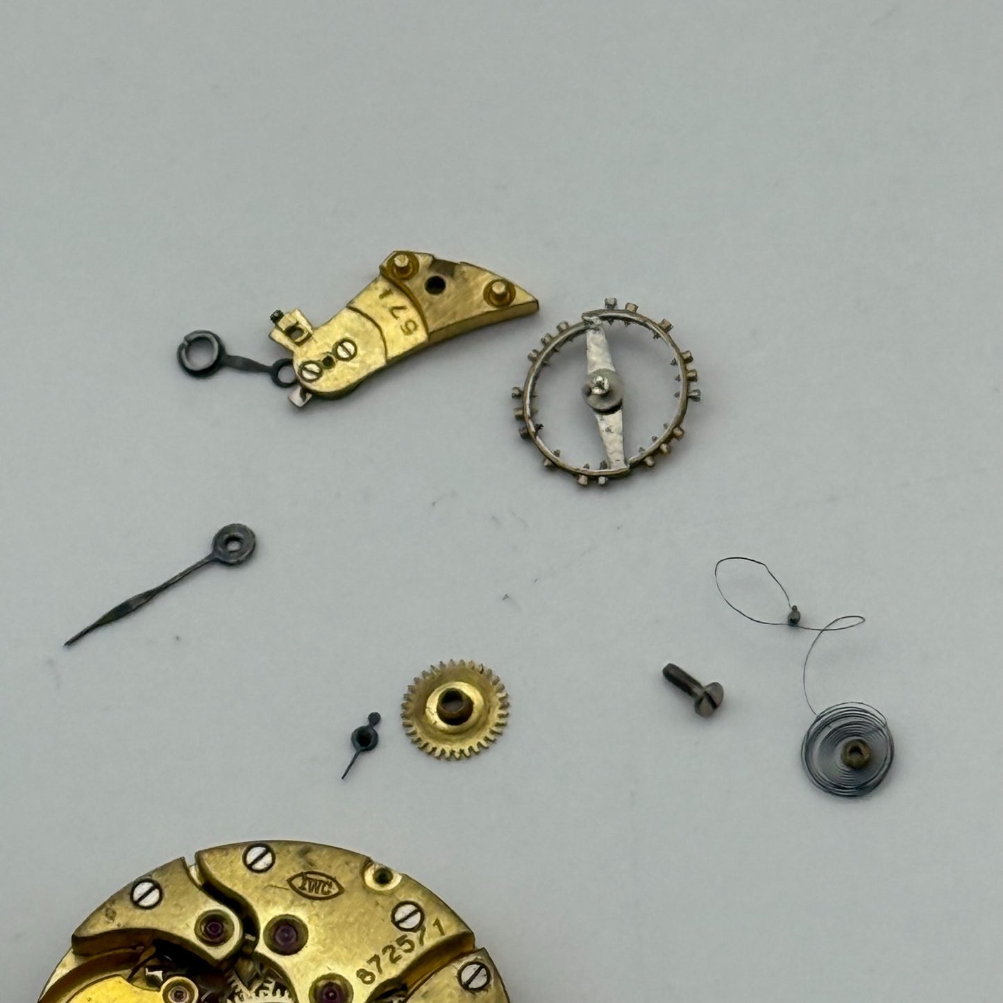 IWC Probus Schafusia Patent 55231 Watch Movement Vintage Swiss Parts 19.7mm