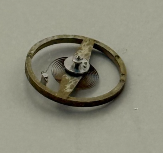 FHF 60 Balance Wheel Complete And Spring 5¾–8’’’ 200 M Watch Movement Parts NOS