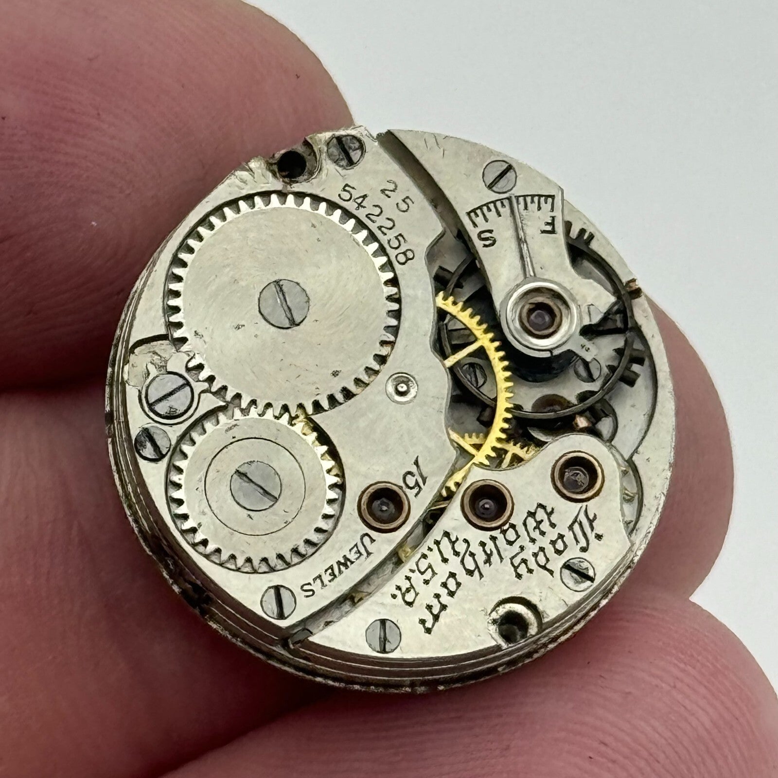 10L Antique Lady Waltham Model L-10 American USA Watch Movement PARTS SPARES