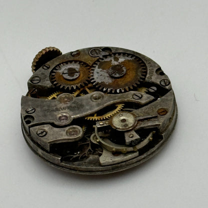 22mm AS 574 A Schild 15 Jewels Manual Wind Watch Movement Swiss Vintage PARTS
