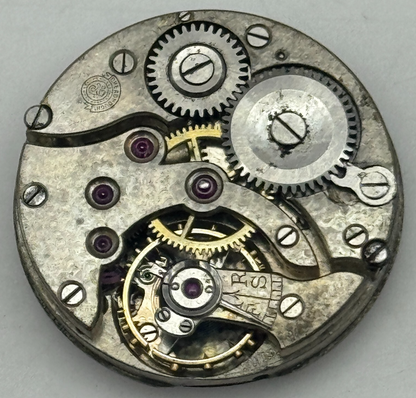 25mm Men's Dreadnought Balance Ok Vintage Swiss Trench Watch Movement PARTS