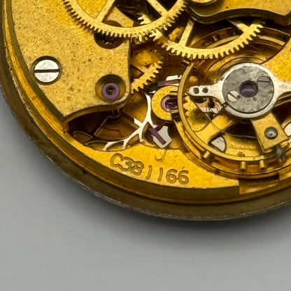 Smiths 27.CS. De Luxe Watch Movement Manual Wind Vintage Parts Repair 26.9mm