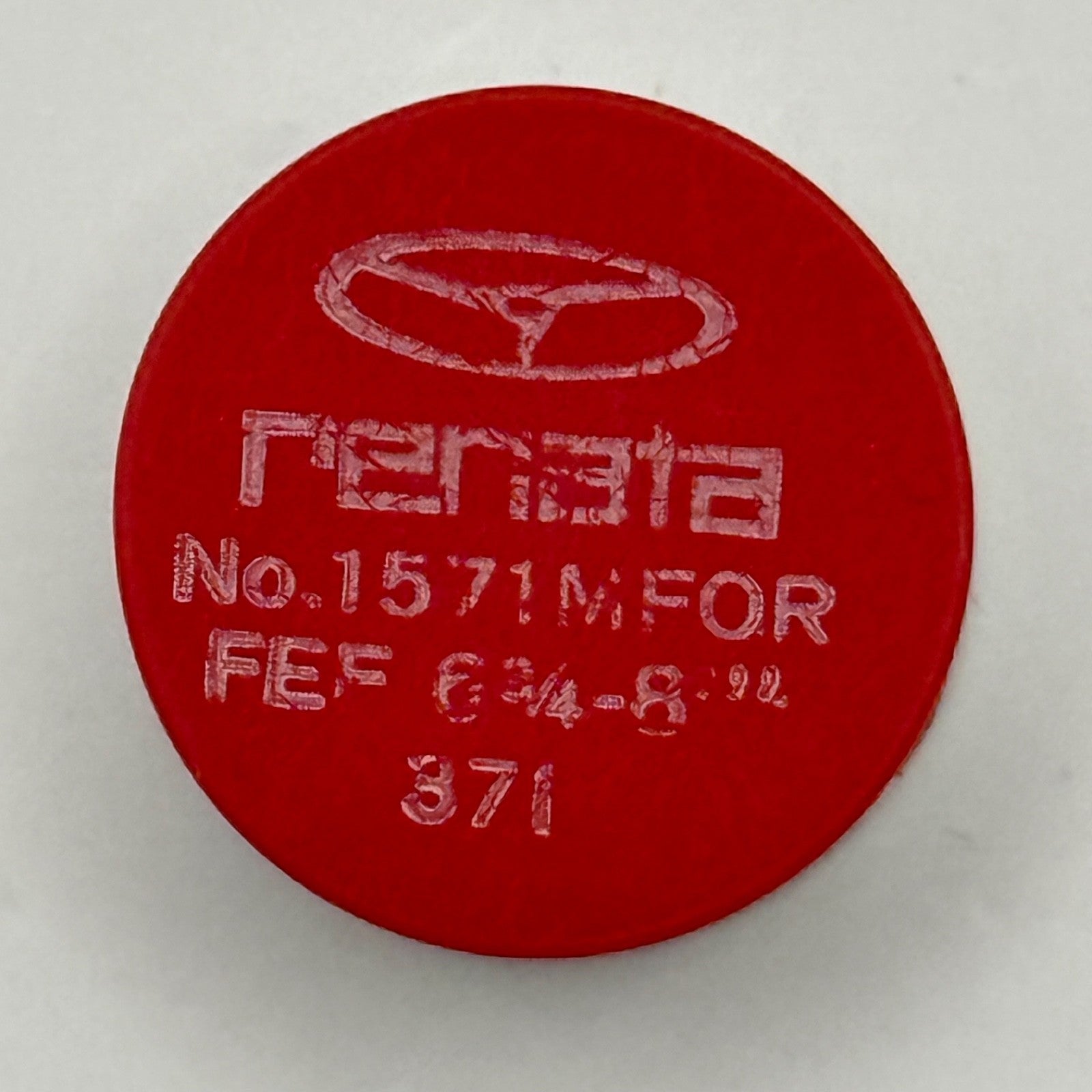 FEF 371 Balance Wheel Complete And Spring 6 3/4 - 8''' Watch Movement Parts 