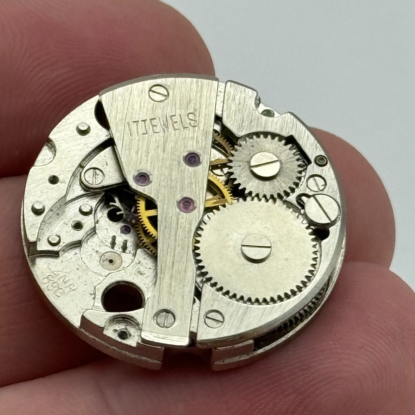 27mm Men's ZNN 89C Manual Wind 17 Jewels Watch Movement Vintage PARTS SPARES