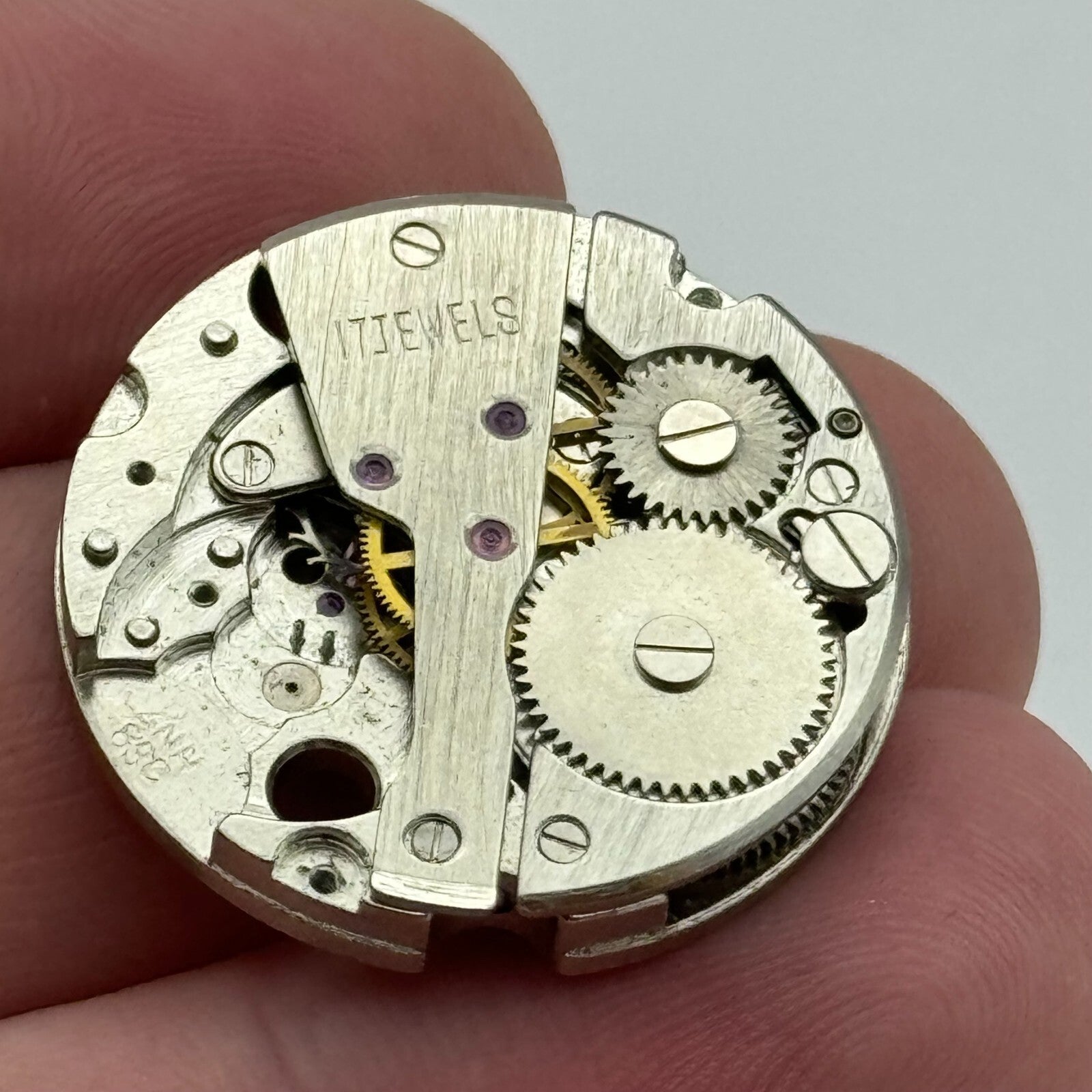 27mm Men's ZNN 89C Manual Wind 17 Jewels Watch Movement Vintage PARTS SPARES