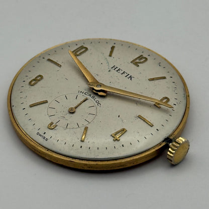 FHF 81 Watch Movement Running Hefik Manual Wind Vintage Swiss Parts 29.7mm