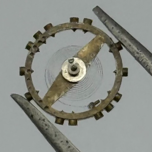 AS 976 1012 Balance Wheel Complete And Spring  532 M Watch Movement Parts NOS