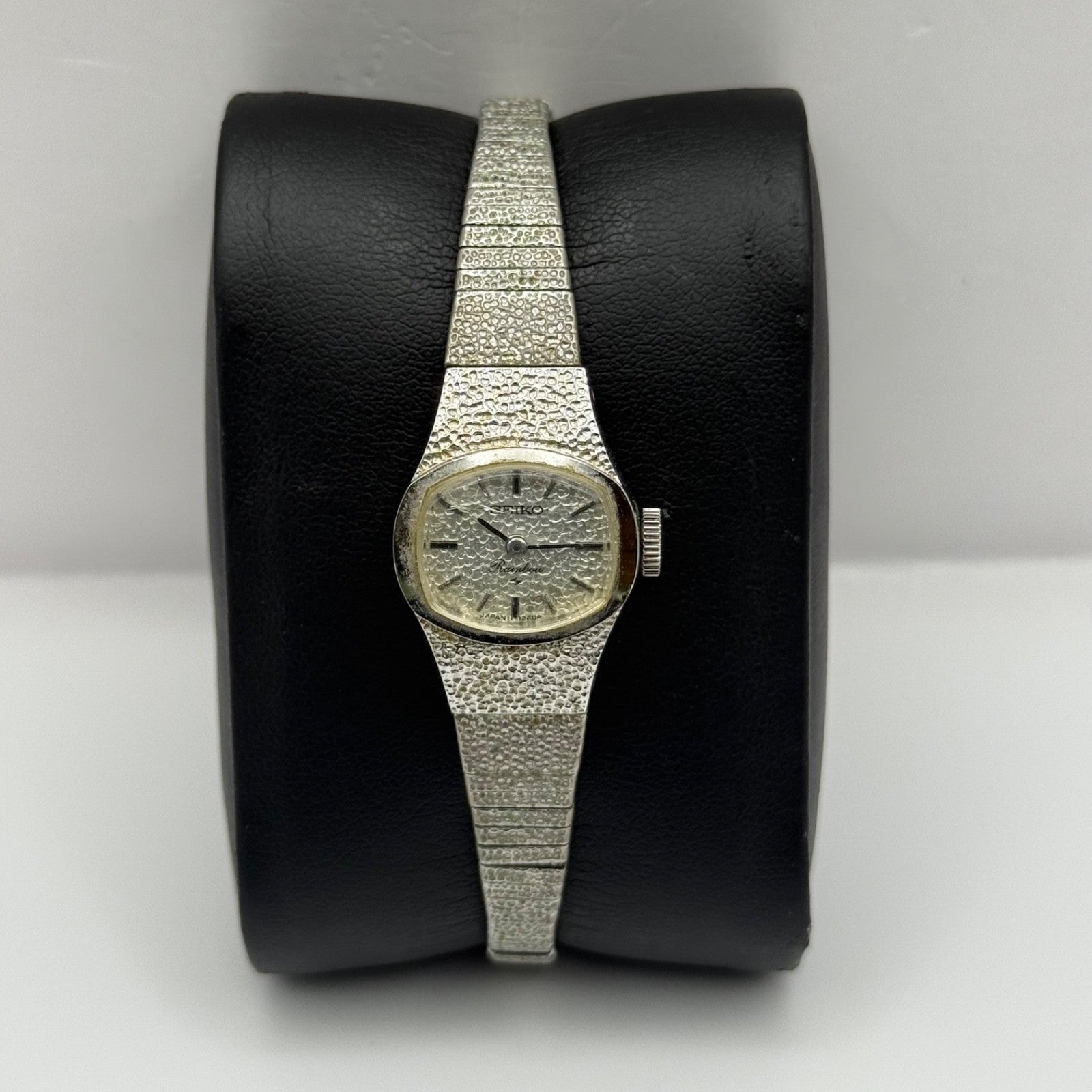 Vintage Seiko Rainbow Watch Mechanical Japan Ladies 11-3430 Stainless Working