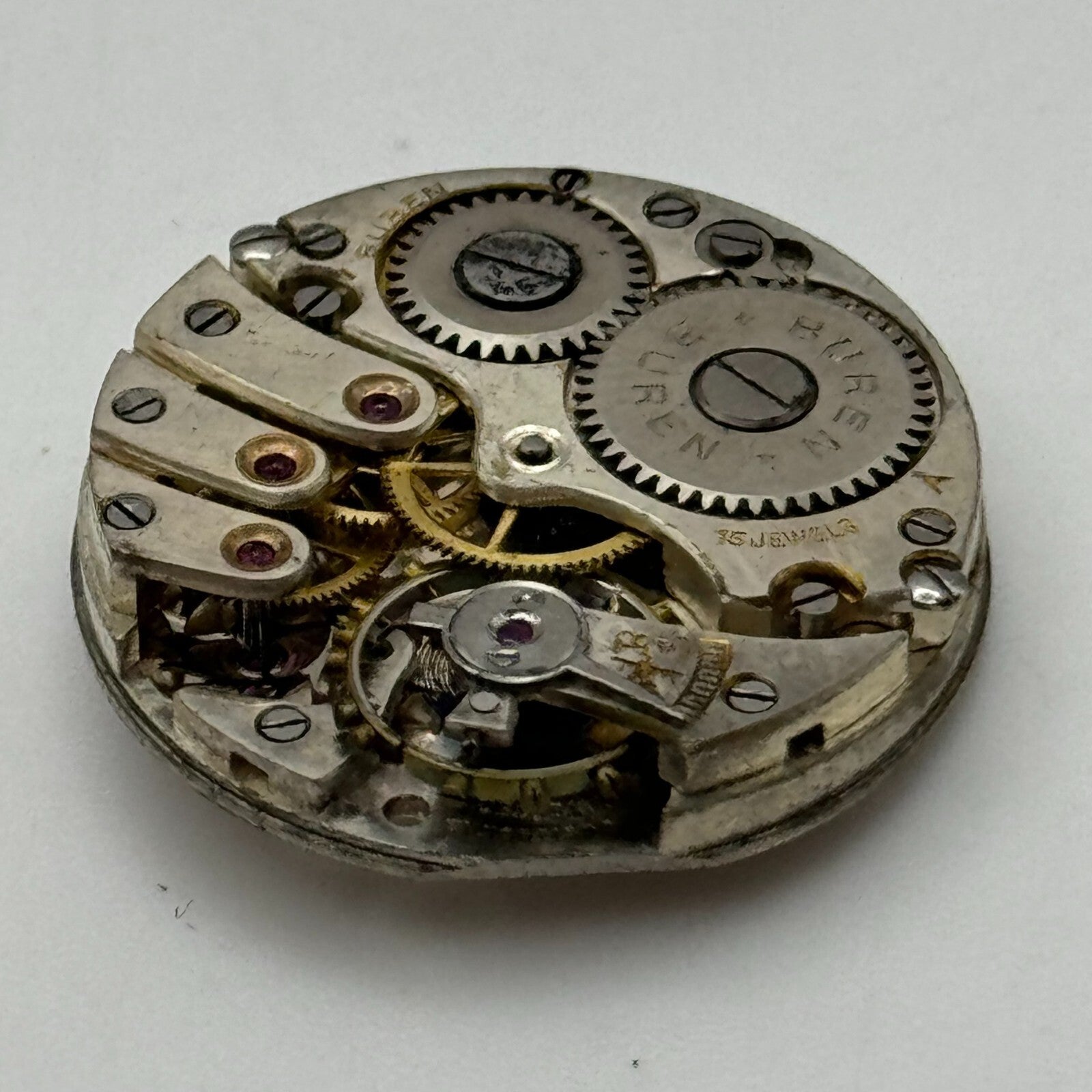 23.6mm Buren A Grand Prix 10 1/2N Manual Wind Swiss Watch Movement PARTS SPARES
