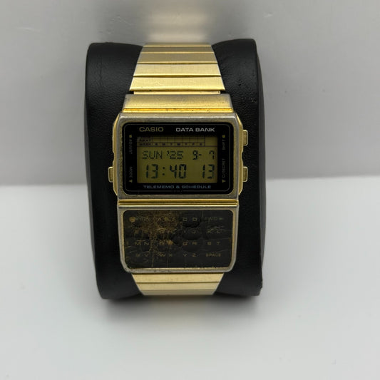 Casio Quartz Watch DBC-610 Data Bank Telememo Vintage 33mm Working Digital