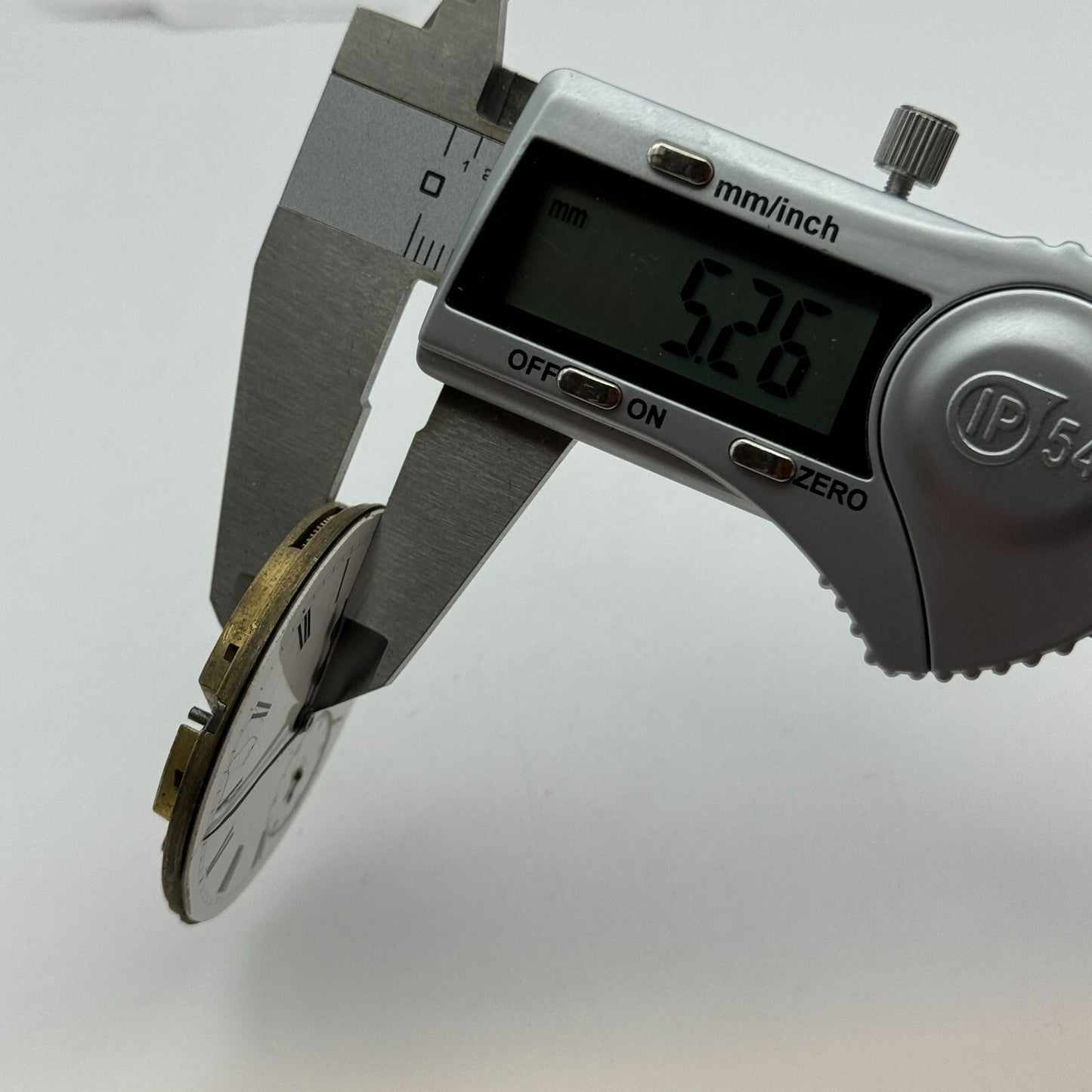 41.7mm Unidentified Quality Thin Vintage Open Face Pocket Watch Movement PARTS