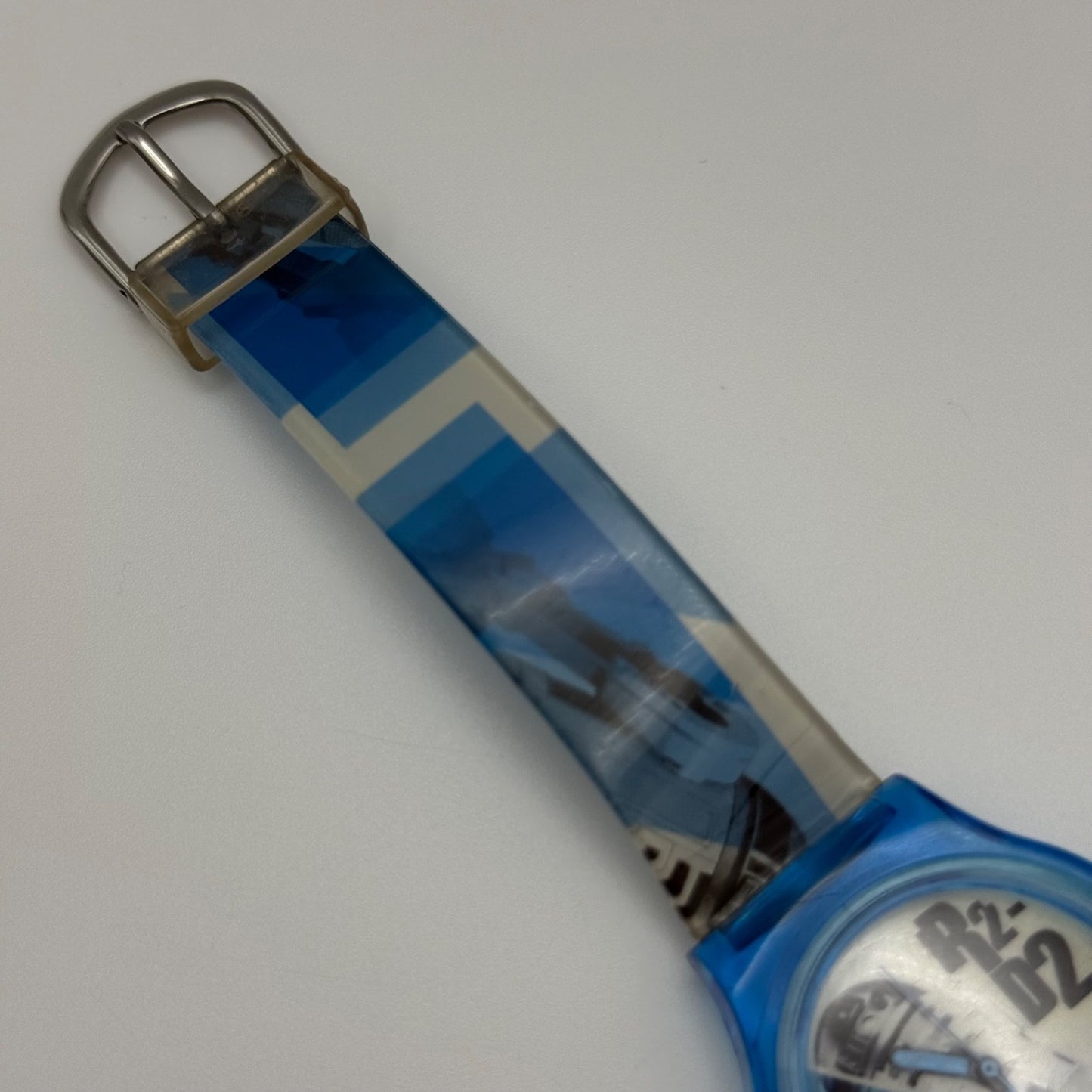 34mm Working RARE Zeon R2-D2 Lucasfilm LTD Blue 34mm Quartz Watch New Battery