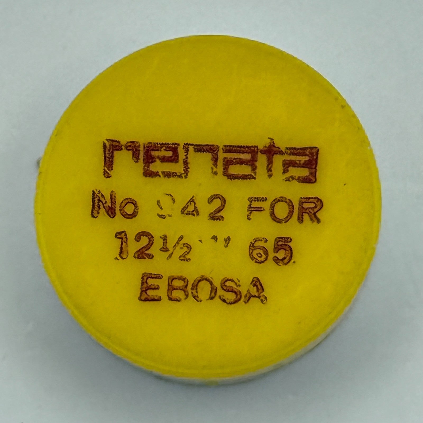 Ebosa 65 Balance Wheel Complete And Spring 12½’’’ 942 Watch Movement Parts NOS