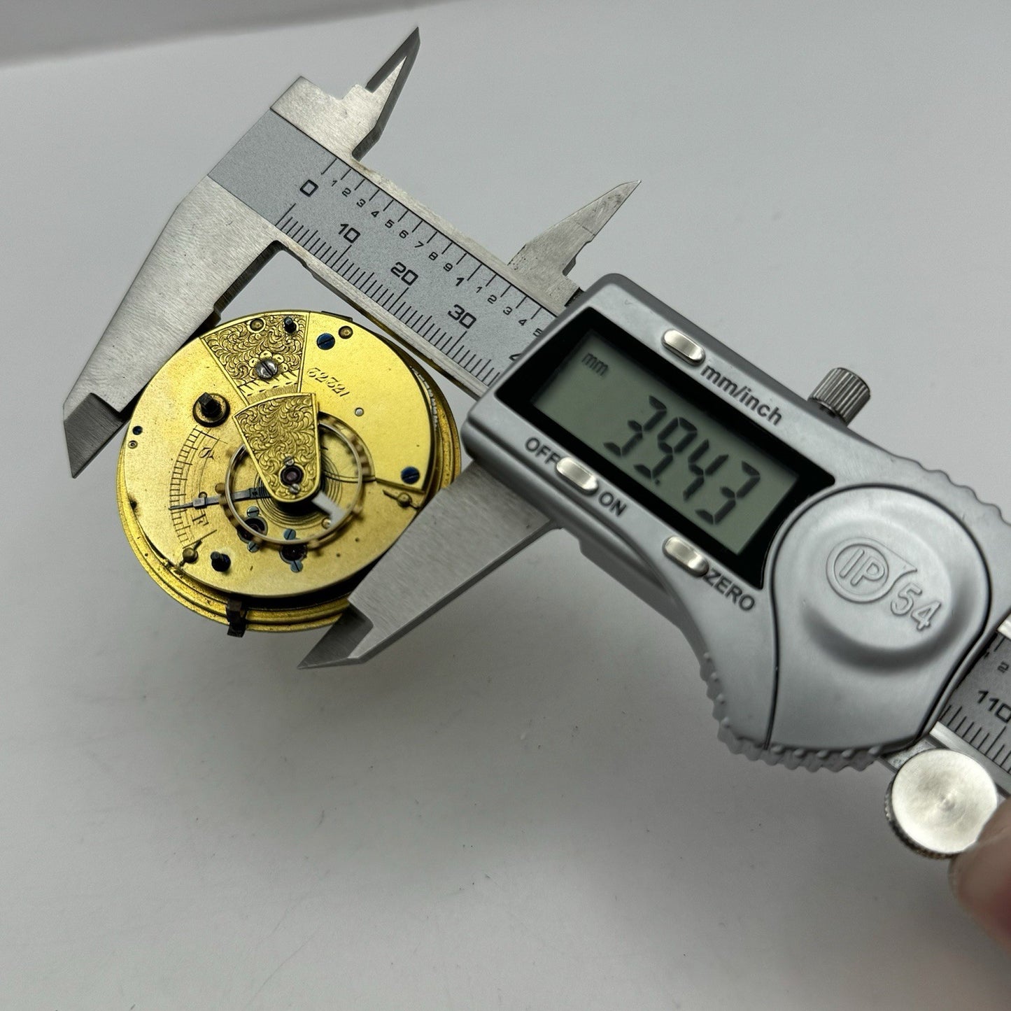 39mm Running Antique High Quality English Fusee Pocket Watch Movement -  RESTORE