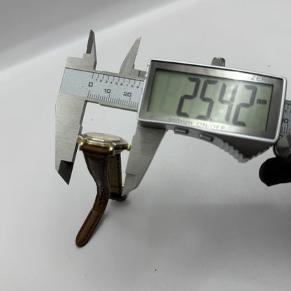 23mm Working Ladies Vintage Courreges Paris V401-0700 White Dial Quartz Watch