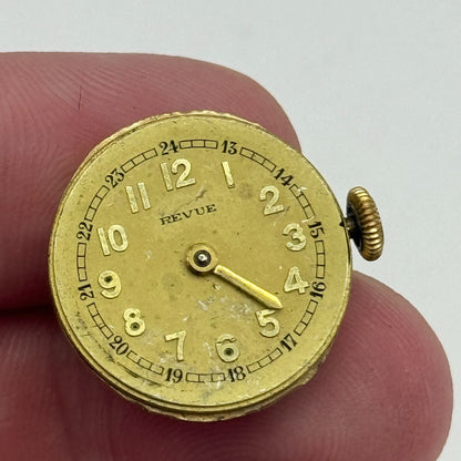 19.9mm Revue GT Cal 42 Manual Wind Watch Movement Swiss Vintage PARTS SPARES