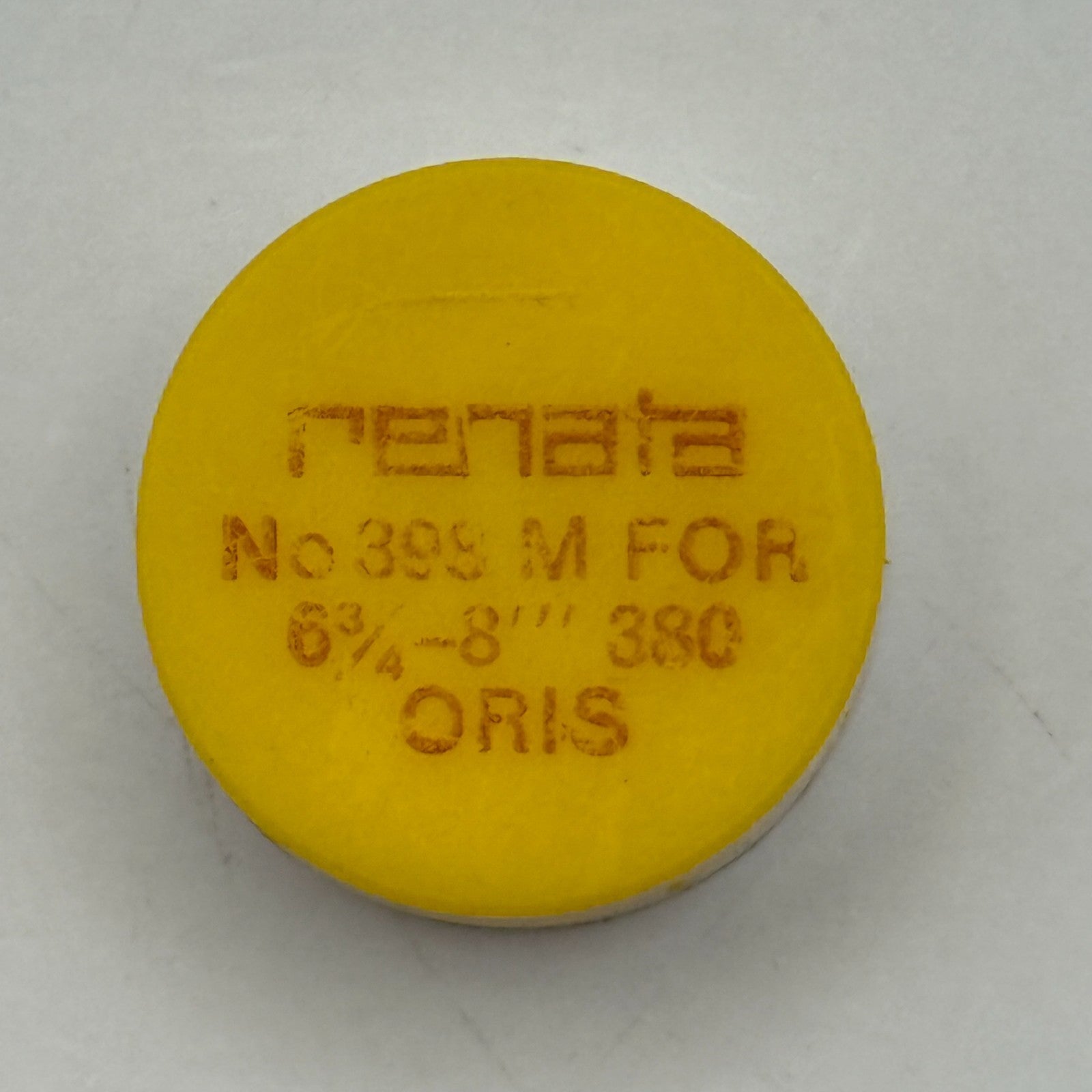 Oris 380 Balance Wheel Complete And Spring 6¾-8’’’ 398 M Watch Movement Parts 