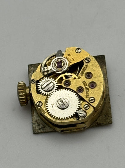 12.9mm Vintage Imado AS 1977-2 Manual Wind Swiss Watch Movement PARTS REPAIR