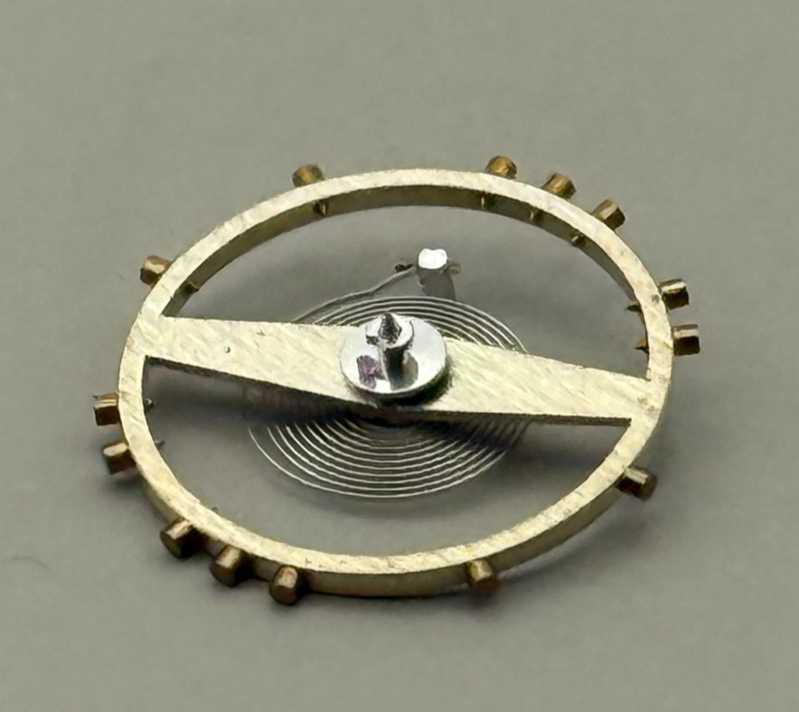 FHF 73 731 Balance Wheel Complete And Spring  672 M Watch Movement Parts NOS