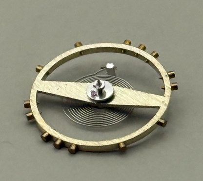 FHF 73 731 Balance Wheel Complete And Spring  672 M Watch Movement Parts NOS