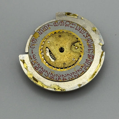 Parrenin 3641D Watch Movement Manual Wind Vintage For Parts Or Repair 31.1mm