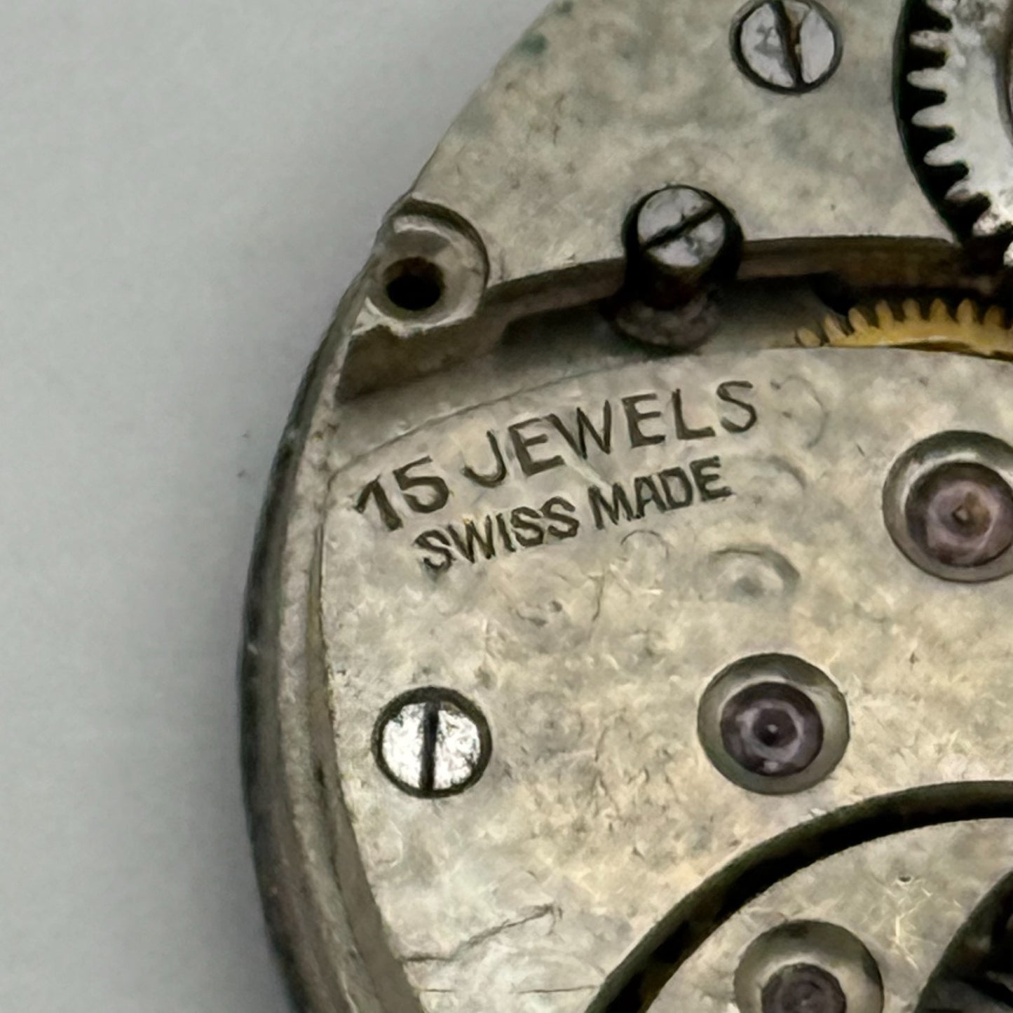 Patent 51482 Watch Movement Manual Wind Vintage Swiss Parts Repair 29.4mm