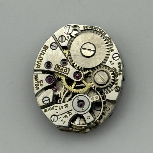 13mm Vintage Ladies Bulova 5AC Manual Wind Swiss Watch Movement PARTS REPAIR