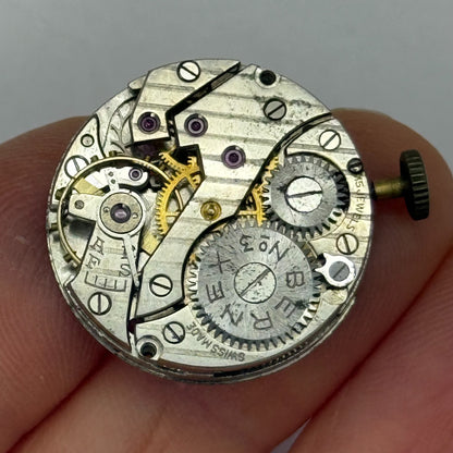 23.5mm Running Vintage Symbol Bernex No 3 Manual Wind Watch Movement PARTS