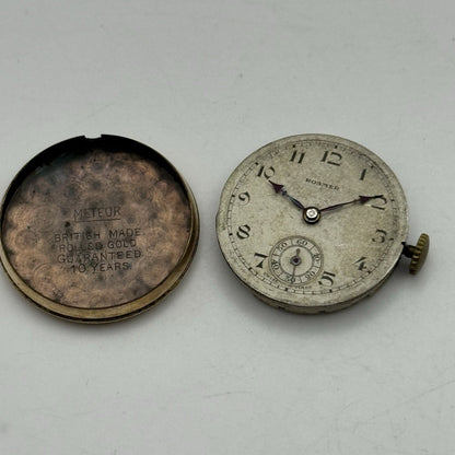 27mm Roamer Balance Ok Men's Meteor Trench Watch Movement Vintage Swiss PARTS