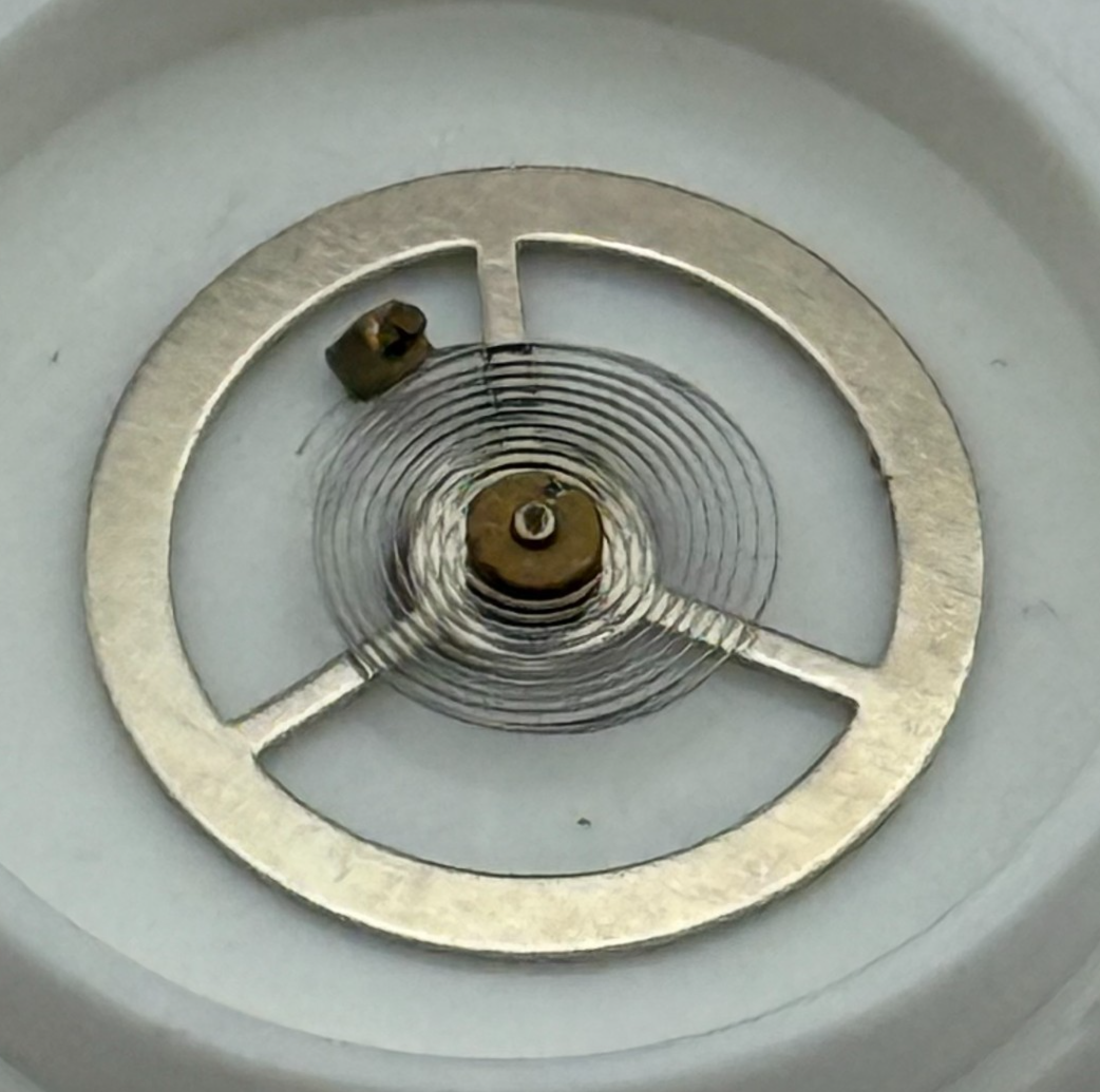 EB 8800 Balance Wheel Complete And Spring 12’’’ 1309 Watch Movement Parts NOS