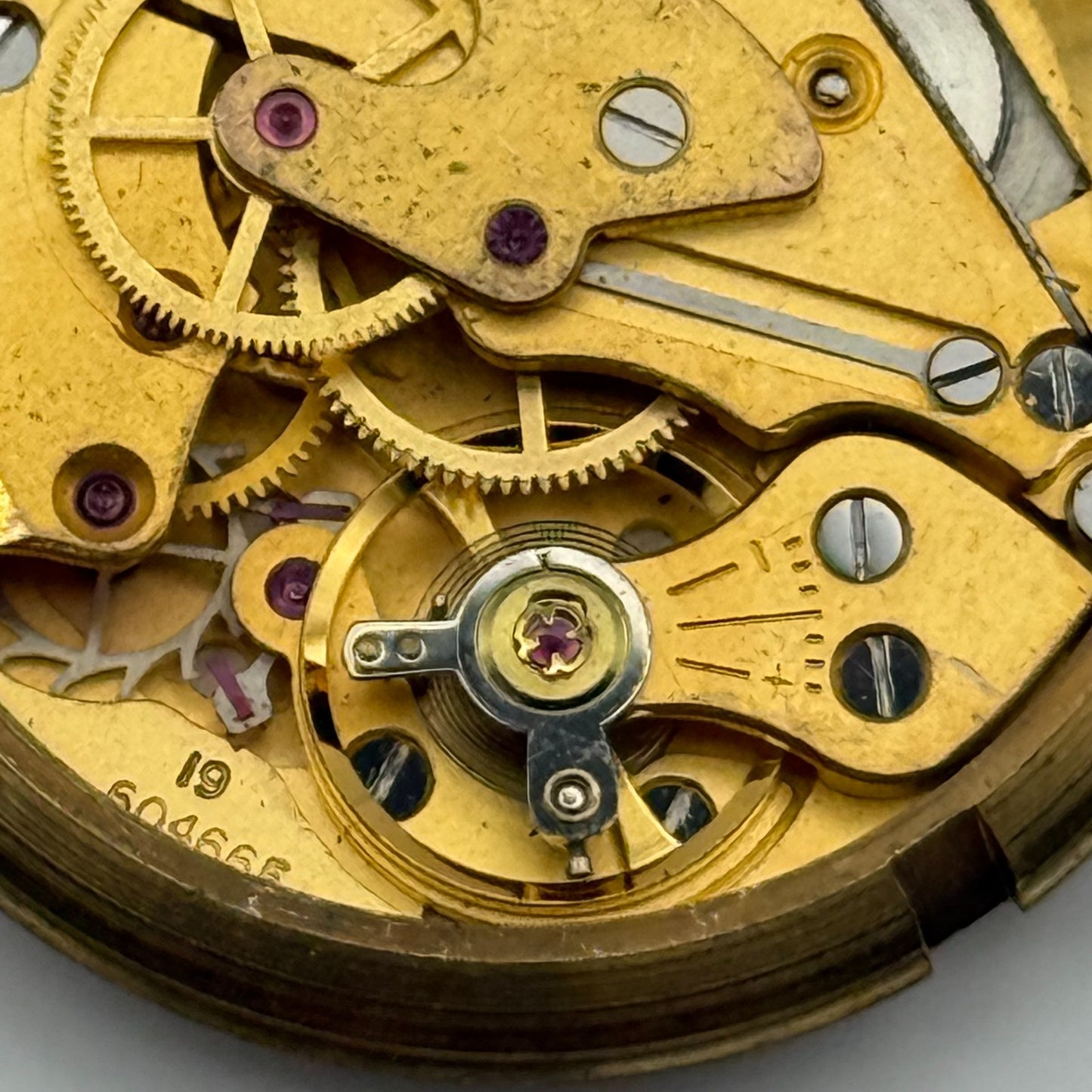 Smiths Astral 60466E Hacking Watch Movement Running Manual Wind Parts 31.3mm