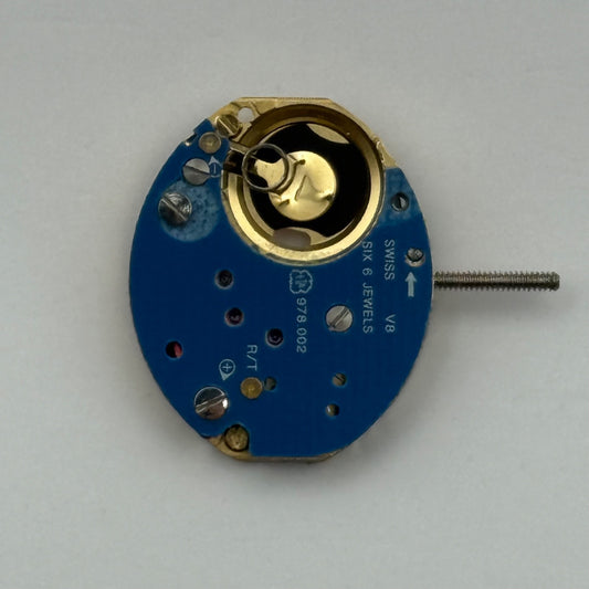 ETA 978.002 Quartz Watch Movement Incomplete Swiss Ladies Vintage Parts Repair