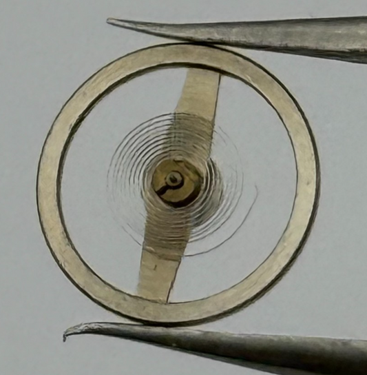 Amida 562 Balance Wheel Complete And Spring  8¾’’’ 874 Watch Movement Parts NOS