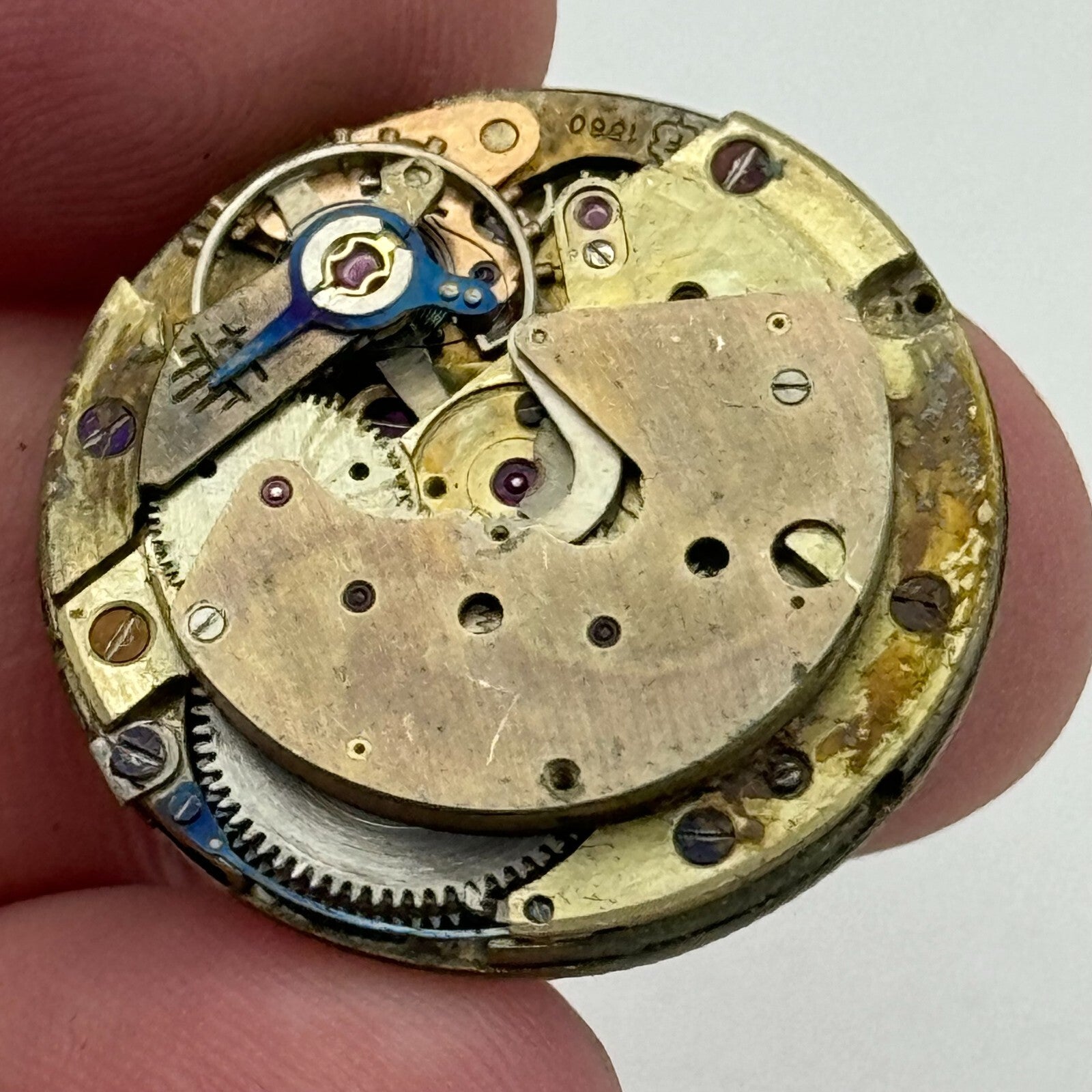 26.2mm Mens Felsa 1560 Automatic Balance Ok Swiss Watch Movement PARTS REPAIR