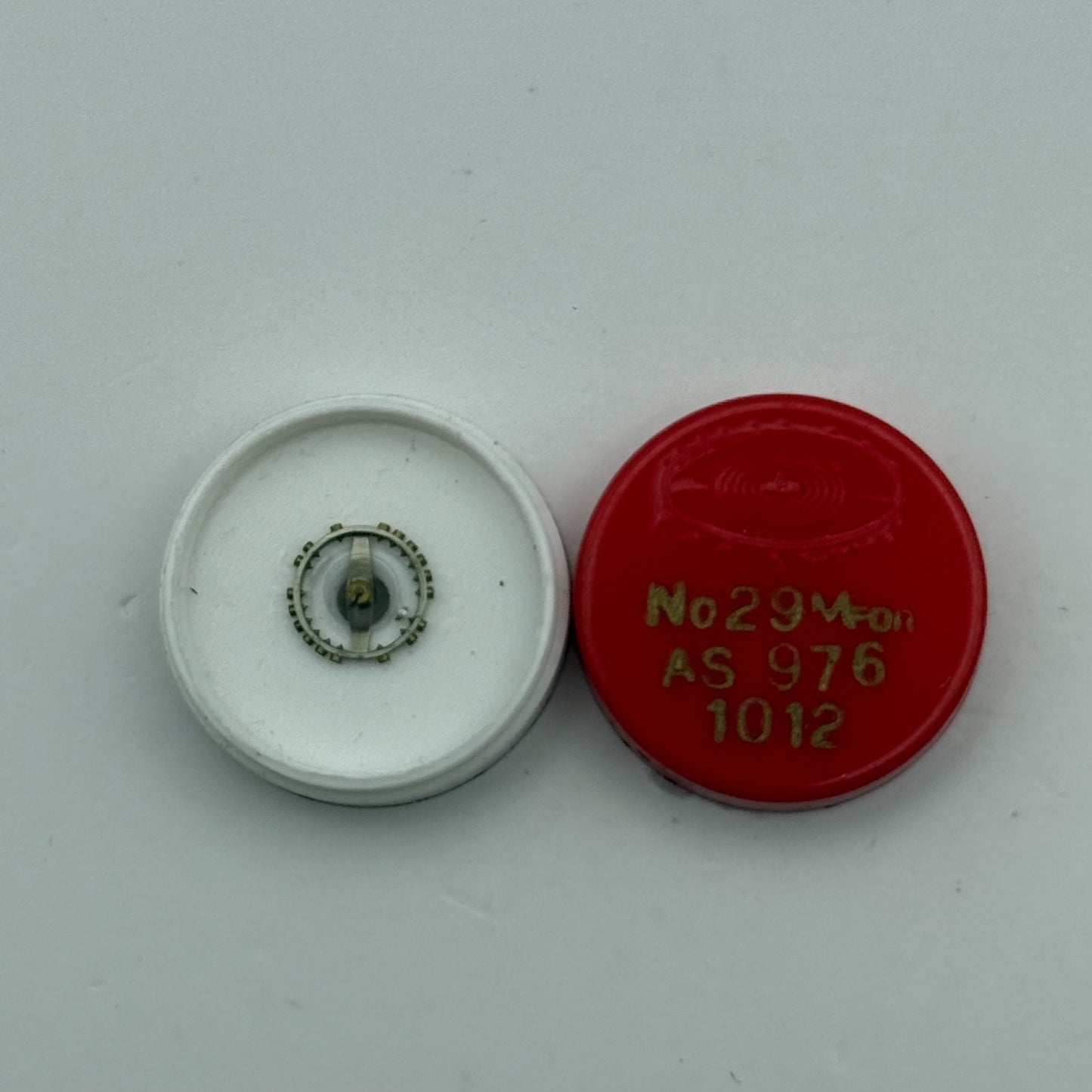 AS 976 1012 Balance Wheel Complete And Spring  29 M Watch Movement Parts NOS