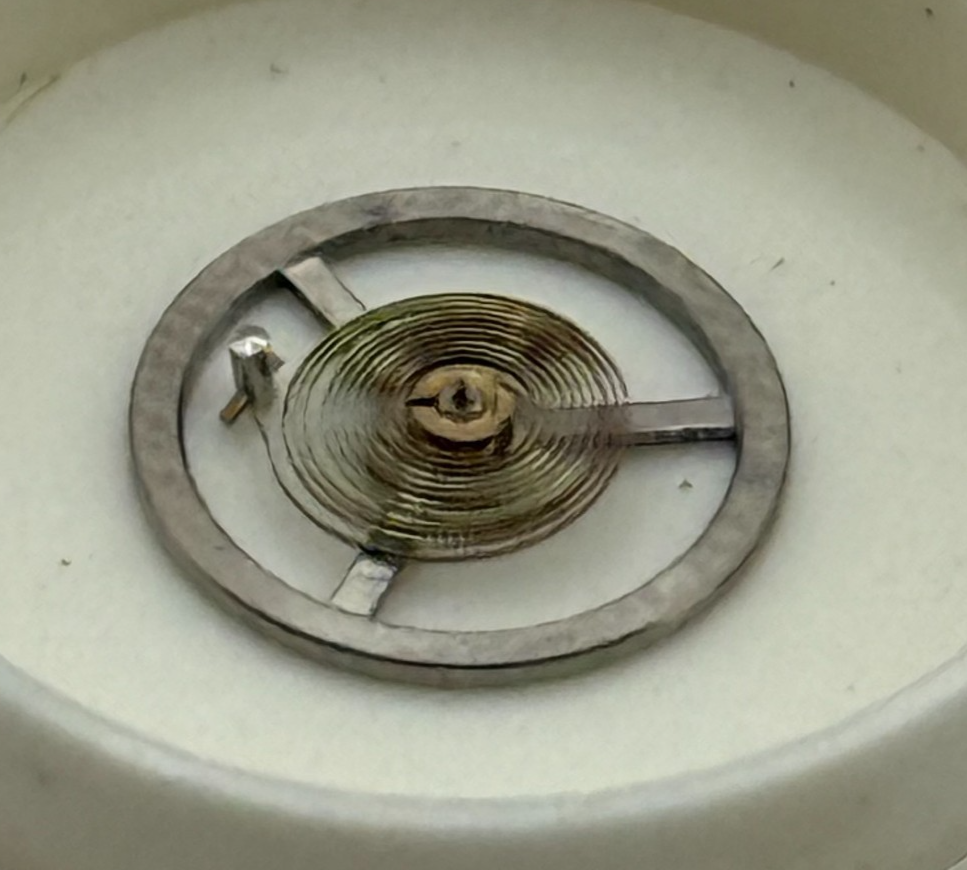 1297 52 Balance Wheel Complete And Spring Renata Watch Movement Parts NOS