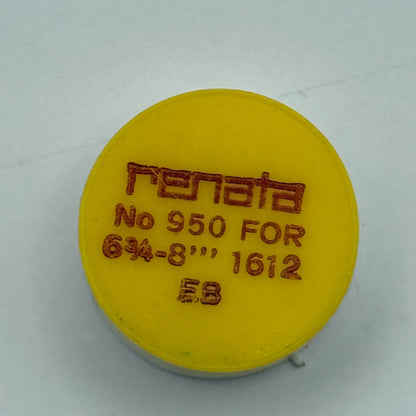 EB 1612 Balance Wheel Complete And Spring 6¾–8’’’ 950 Watch Movement Parts NOS