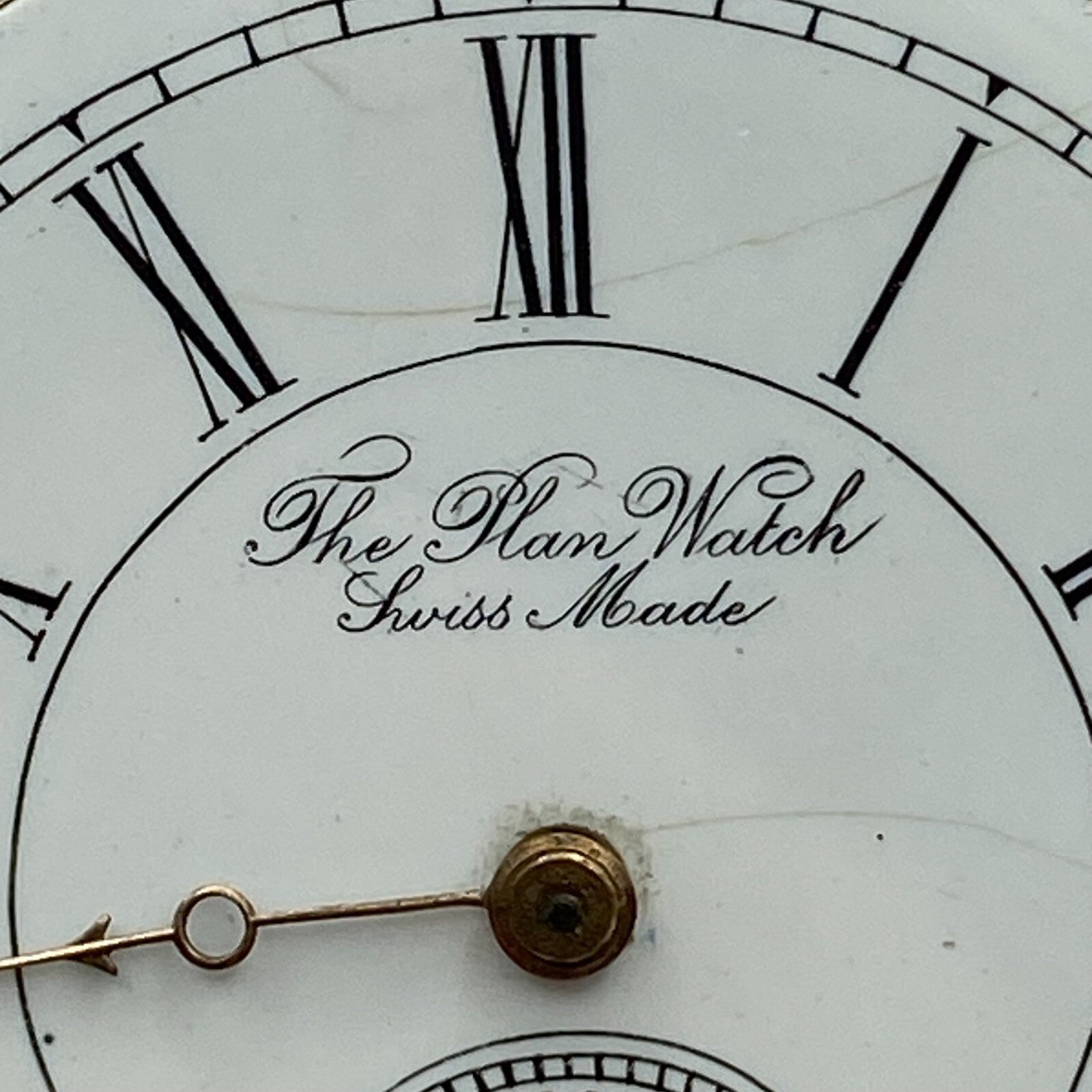 45.6mm Antique The Plan Watch Swiss Made Pocket Watch Movement PARTS REPAIR