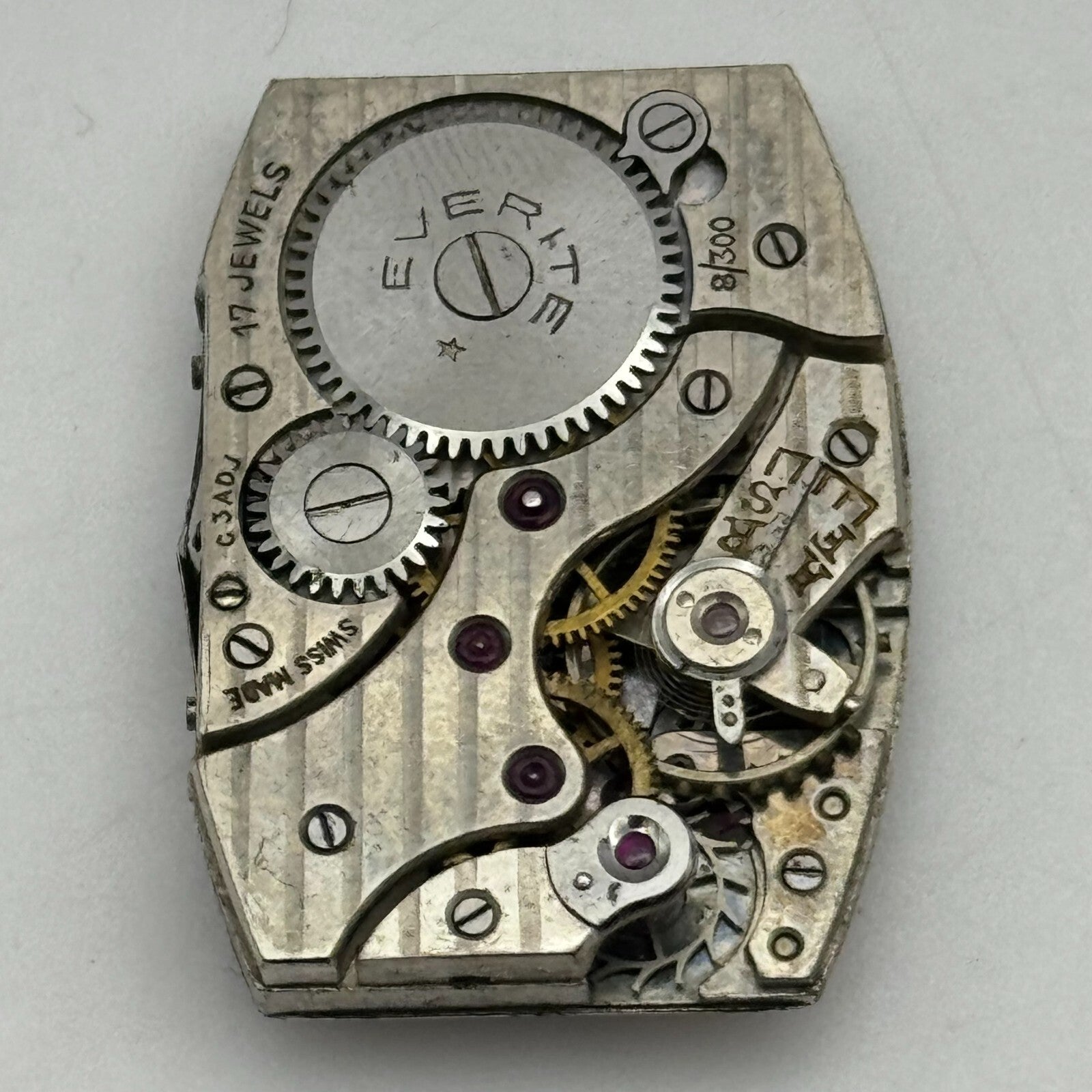 19.5mm Everite Peseux 110 Manual Wind Watch Movement Vintage Swiss PARTS SPARES