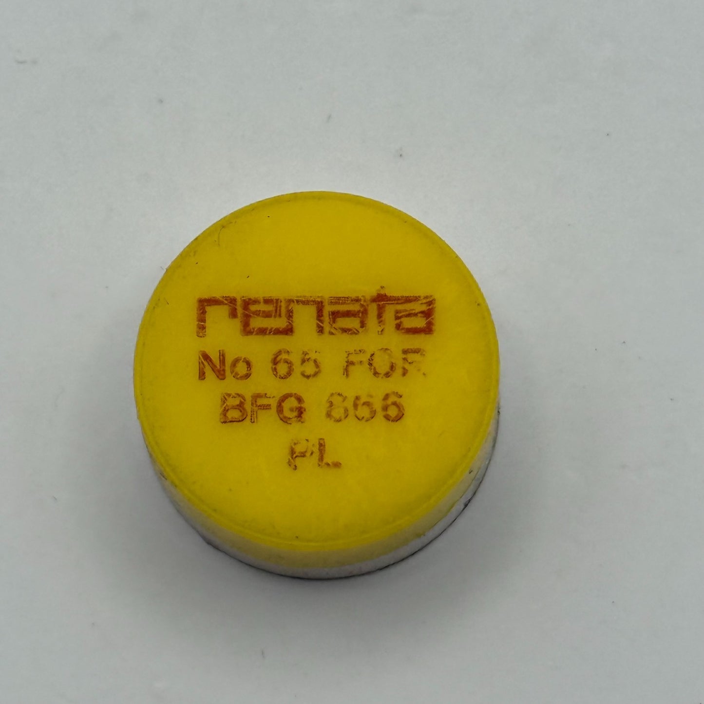 BFG 866 Balance Wheel Complete And Spring PL 65 Watch Movement Parts NOS