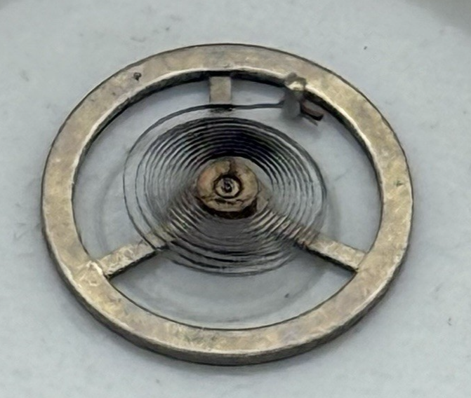 EB 1297 Balance Wheel Complete And Spring 5 1/4''' 117 Watch Movement Parts NOS