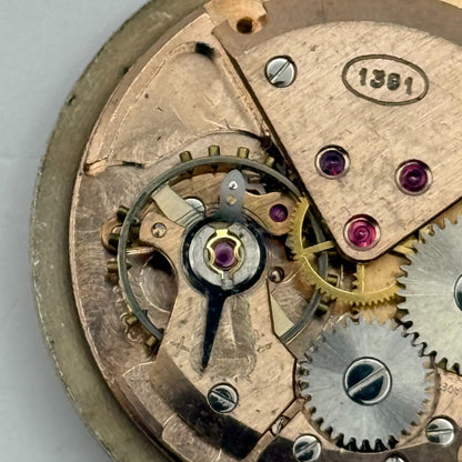 ETA 2391 Watch Movement Everite Running Manual Wind Vintage Parts Repair 25.8mm