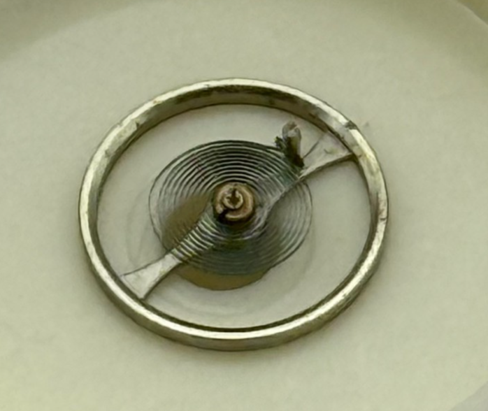 GSW 60, 66 Balance Wheel Complete And Spring 5 1/2''' Watch Movement Parts NOS
