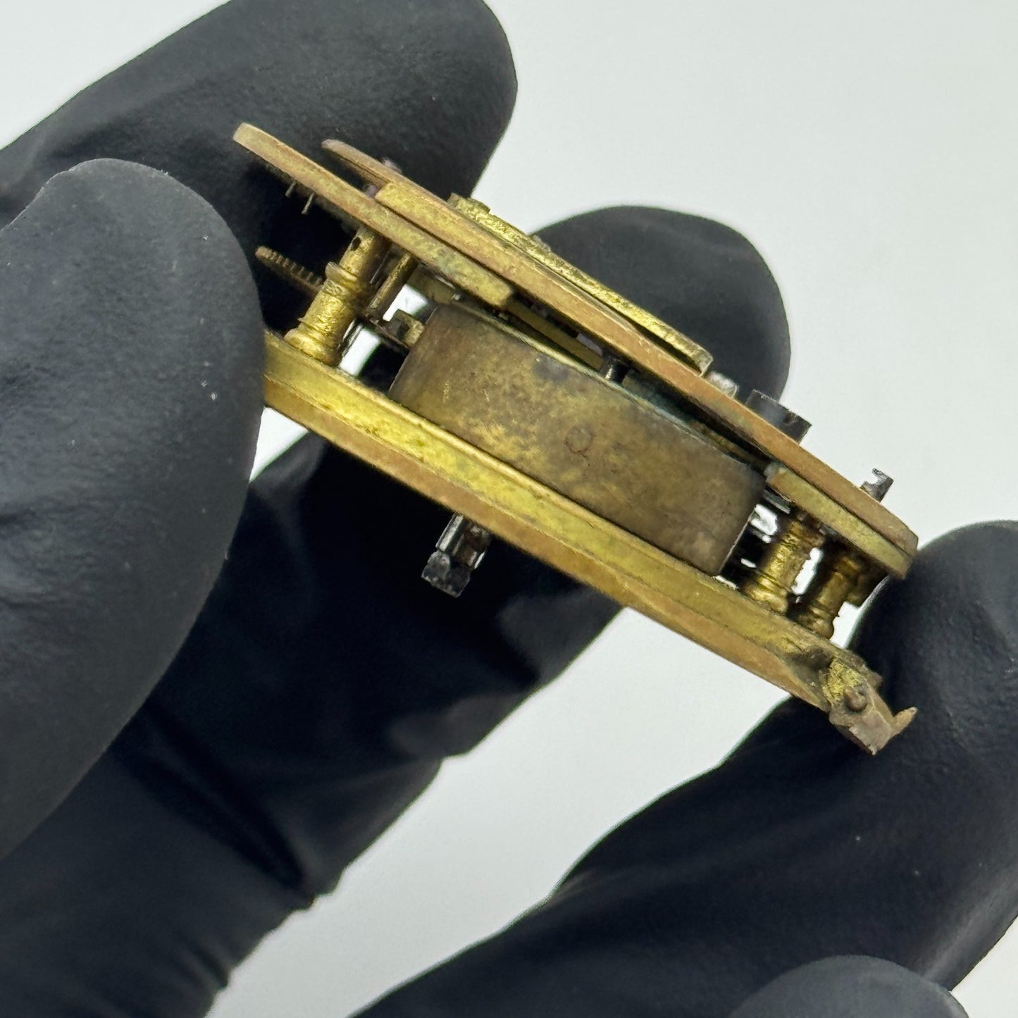 Fusee Pocket Watch Movement Antique English Key Wound Parts Repair Spares 46.4mm