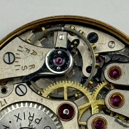 Buren 410 Grand Prix Watch Movement Manual Wind Vintage Parts Repair 25.1mm