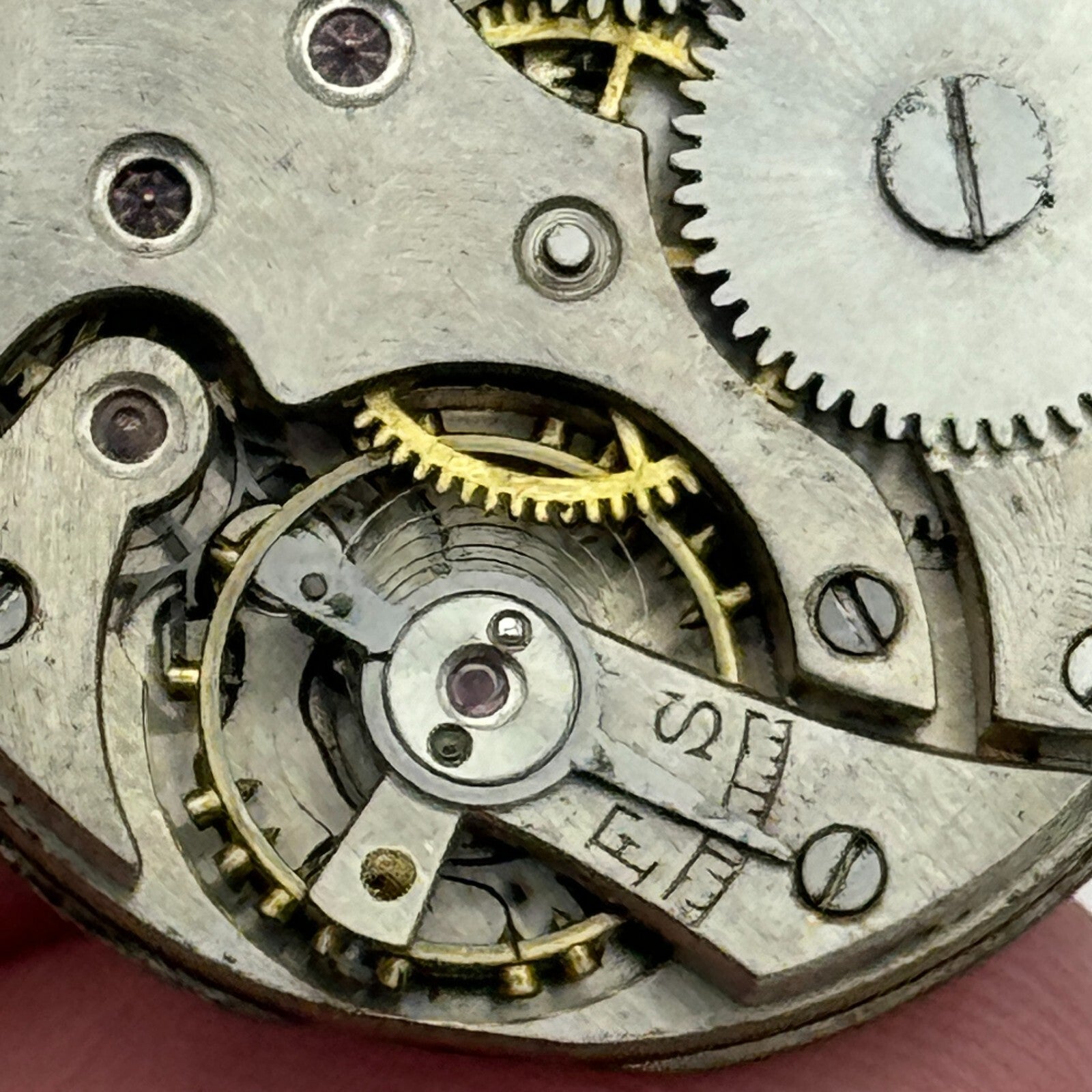 25.1mm Men's Unidentified Swiss Sub Seconds Trench Manual Wind Watch Movement