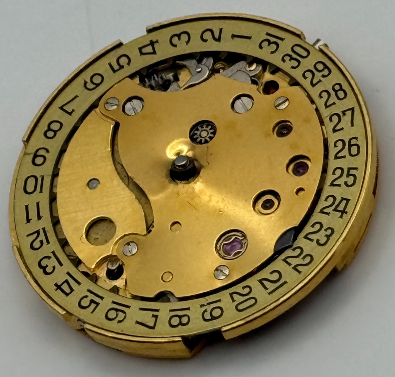Peseux P 7046 Watch Movement Manual Wind Vintage 17 Jewels Swiss Parts 23.6mm