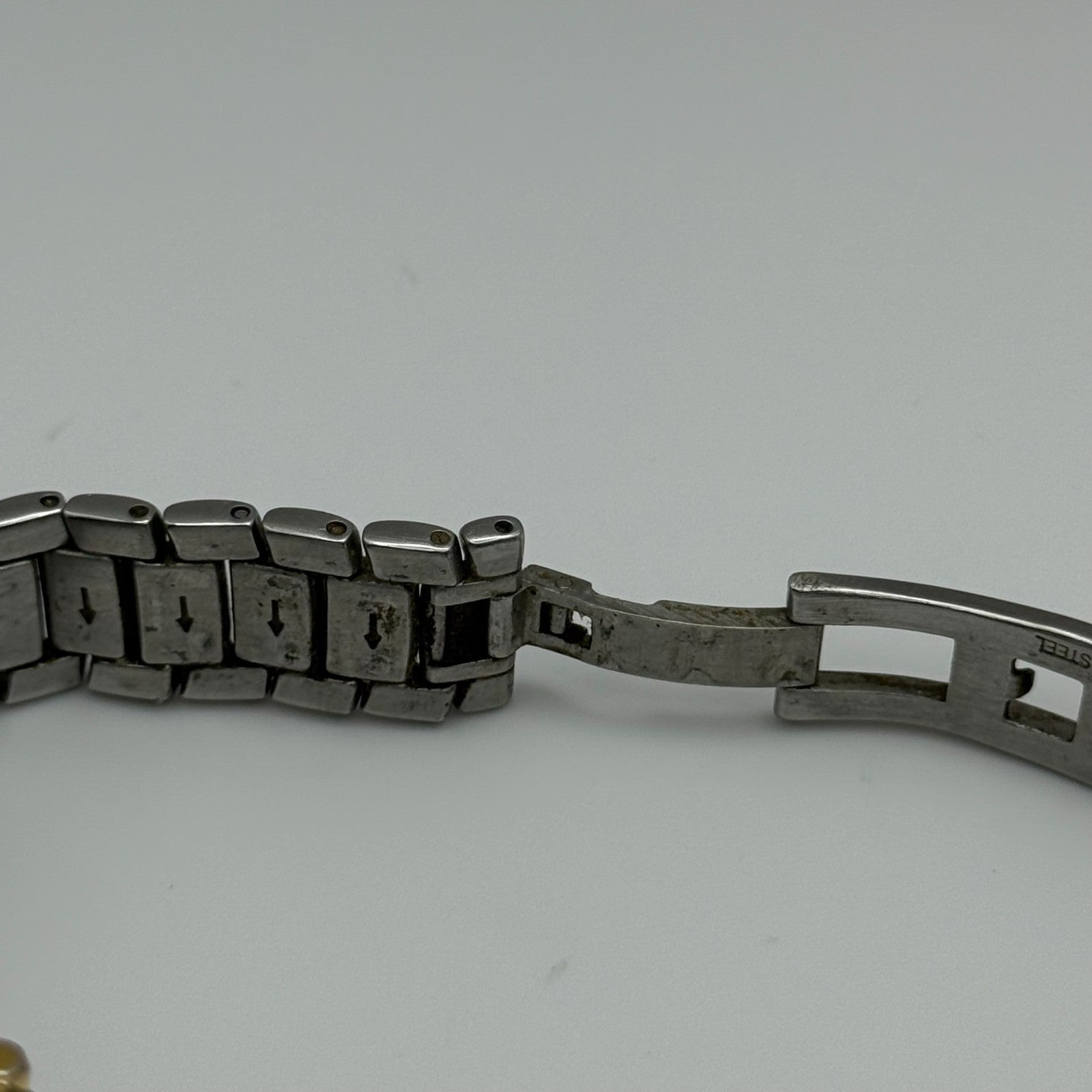 Aston Gerard Ladies Quartz Watch Date Dial Two Tone Bracelet 26mm PARTS REPAIR