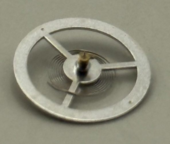 EB 8800 Balance Wheel Complete And Spring 12’’’ 1309 Watch Movement Parts NOS