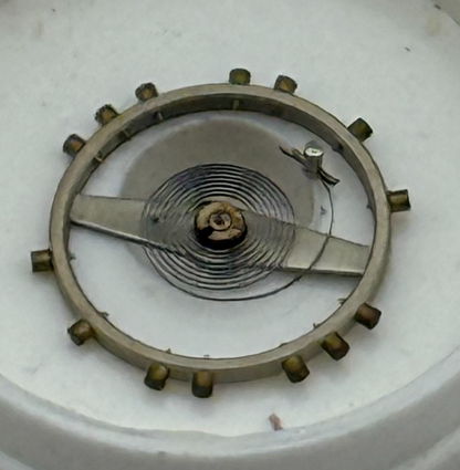 ETA 1080 Balance Wheel Complete And Spring Inca Renata Watch Movement Parts NOS 